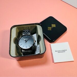 ⌚ Fossil Men’s Stainless Steel Watch - Black Dial ⌚